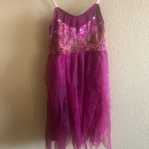 Burgundy lyrical costume